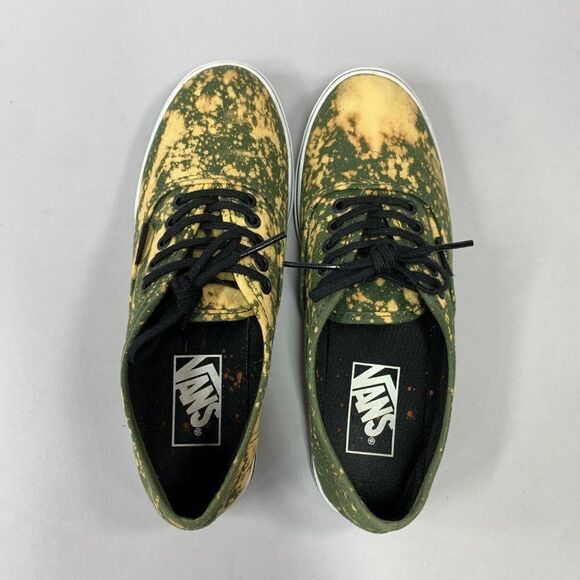 Vans‎ Women's Size 6 Custom Bleached Low Top Canvas Sneakers - Picture 8 of 10